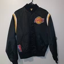 Shop our vintage leather bomber jackets selection from the world's finest dealers on 1stdibs. Los Angeles Lakers Vintage Starter Jacket