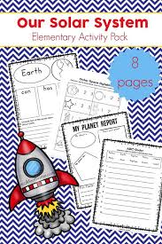 free solar system printables packet for