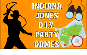 diy indiana jones party game ideas