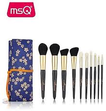 universal msq 10pcs makeup brushes set
