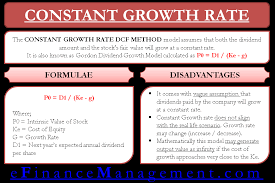 Constant Growth Rate Discounted Cash Flow Model Gordon