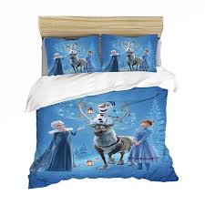 frozen bedding set anna elsa queen king