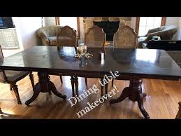 Dining Table Makeover Diy Chalk Paint