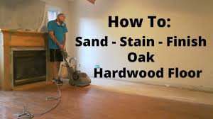 finish oak hardwood floor