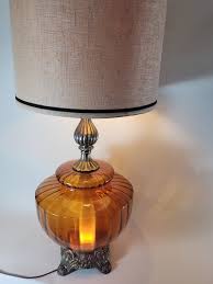 Scrolled Metal Table Lamp