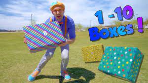 blippi teaches numbers 1 to 10 for