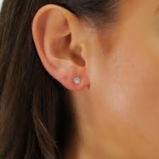 1 ct total weight diamond earrings