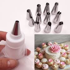 set frosting icing piping bag tips