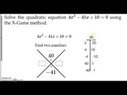 Solving Quadratics