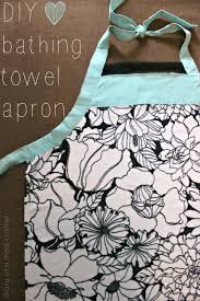 Easy apron free sewing pattern. Diy Bathing Towel Apron Baby Bath Towel Towel Apron Diy Baby Stuff