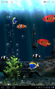 fond d écran aquarium animé