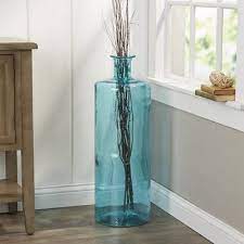 Glass Vase Decor Glass Floor Vase