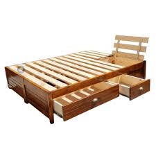 Queen Storage Bed Base With Drawers