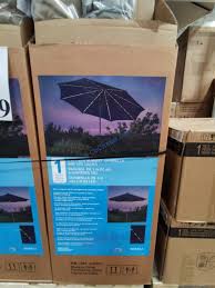 Sunvilla 10ft Solar Led Market Umbrella