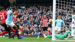 Mahrez and de bruyne at the double for league leaders. City 6 1 Southampton Brief Highlights