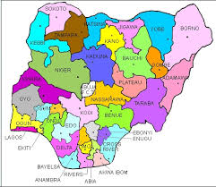 Image result for Nigerian map