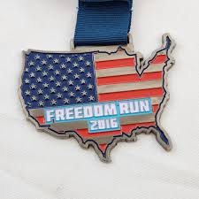 2016 freedom run medal 10k 5k half