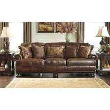 Compare & buy ashley furniture online. Ashley Furniture Hutcherson Leather Sofa In Harness Walmart Com Walmart Com