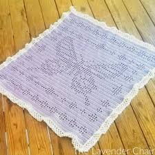 Filet Butterfly Blanket Cal Part 1 The Lavender Chair