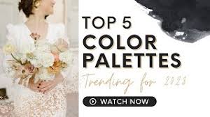 hottest wedding color palettes