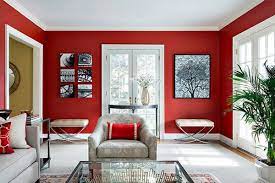 red white living room decoration ideas