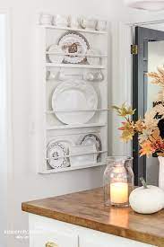 A New Plate Rack In The Kitchen