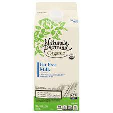 promise organic fat free skim milk