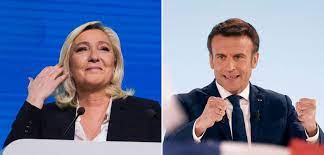 Frankreich Wahlen 2022: Emmanuel Macron und Marine Le Pen gehen in die  Stichwahl - manager magazin