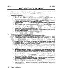 Llc Operating Agreement Template Create A Free Llc Agreement