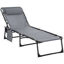 Camping Bed Cot Reclining Lounge Chair