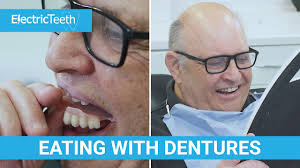 eating solid food with dentures you