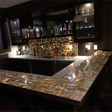 Luxury Bar Top Translucent Fossil