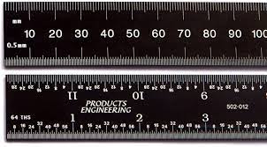 For example, 1 millimeter can be written as 1 mm. Pec Tools 12 300 Mm English Metric Black Chrome High Contrast Machinist Ruler With Markings 5mm Mm 1 32 And 1 64 Construction Rulers Amazon Com