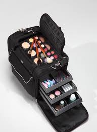 professional makeup trolley case and