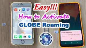 easy how to activate globe roaming for