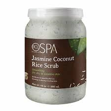 jasmine coconut rice sugar scrub 64oz