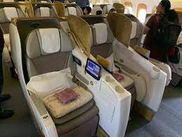 review emirates business cl boeing