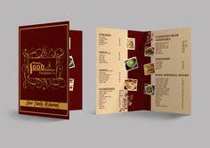 14 Best Booklets And Menu Cards Images Lunch Chart Menu Cards
