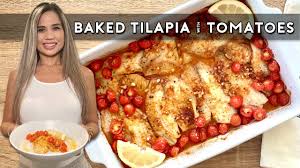 baked tilapia with tomatoes baked