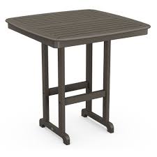 Outdoor Bar Height Tables In Wicker