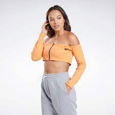 In a wide range of colors with lace, velvet & mesh details, missguided has got your style covered. Reebok Classics Crop Top Orange Reebok Deutschland