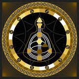 Vector Human Design Astrological Infographics Rave Mandala