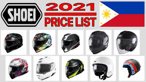 shoei helmet list in philippines
