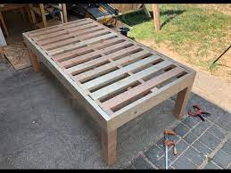 raised bed frame with construction