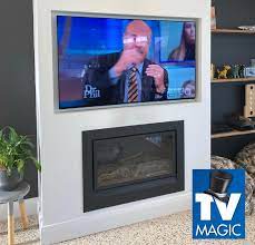 Tv Wall Mounting Above A Fireplace 0438