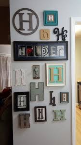 Letter H Wall Decor Initial Wall
