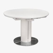 round glass extension table mirabella
