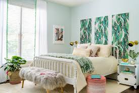 bedroom into a tropical oasis