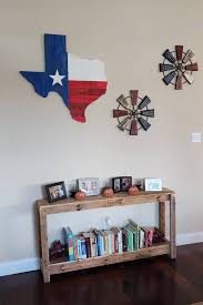 Texas Lone Star Wood Sign Wall Art