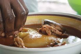 Fufu is a very popular dish in ghana. Favorite Local Dish In Ghana Fufu Roni The Travel Guru